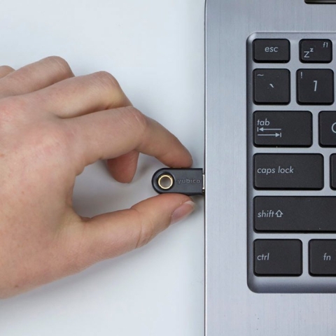 Yubico Passwordmanager USB-stick Zwart/goud