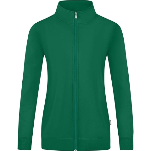 JAKO C9830D Sweaterjas Doubletex Dames - Groen - 42