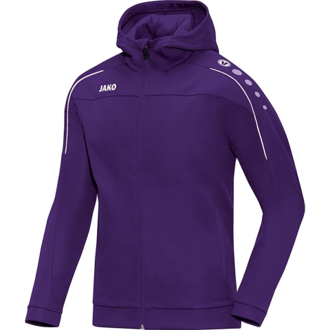 JAKO 6850D Jas Met Kap Classico Dames - Paars - 34