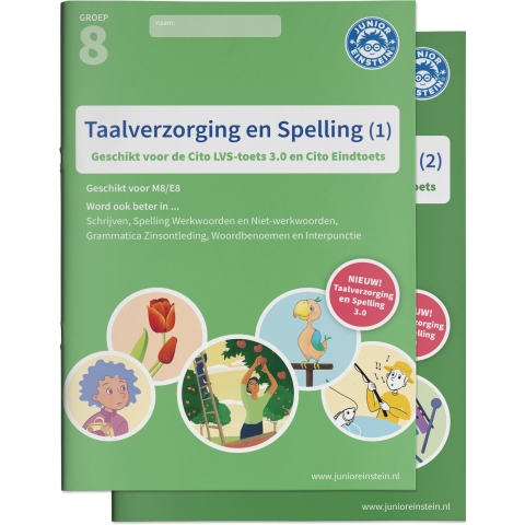 Taalverzorging en Spelling Cito Oefenboeken Set Deel 1 en 2 (Paperback)