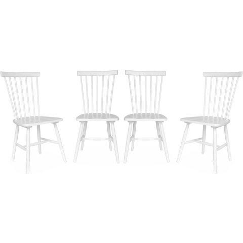 sweeek - Hevea houten stoel (set van 4)