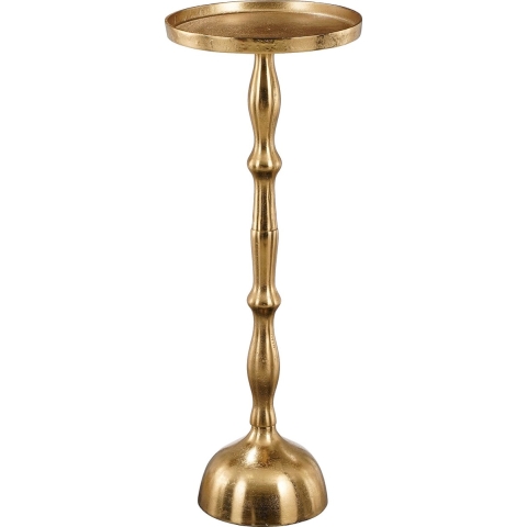 Mica Decorations Duco Bijzettafel - H66 x Ø25 cm - FSC 100% - Goud