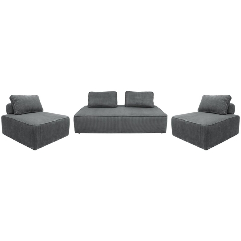 sweeek - Set van fauteuils voor modulaire bank met 4 plaatsen in