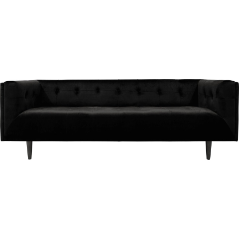 Kick Velvet Bank Bobbi - Zwart