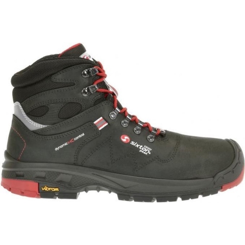 Sixton Peak 30329-06 Tonale Hoog S3 | Zwart/Rood | Maat 48 - 00.091.129.48