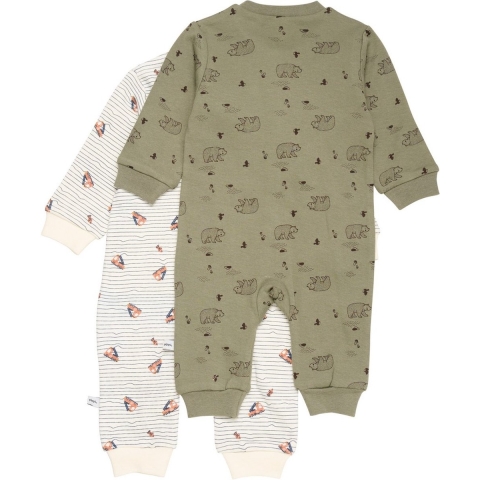 Pippi Baby Boxpak - Pyjamapak - 2-pack - Deep Lichen Green - Pippi Baby - 2 jaar (92) - Boxpak