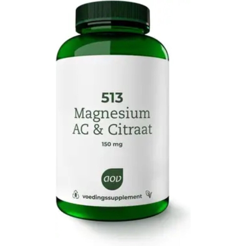 Gratis Verzending: 2x AOV 513 Magnesium AC&Citraat 180 tabletten