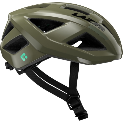 Lazer Strada KinetiCore race fietshelm leger groen