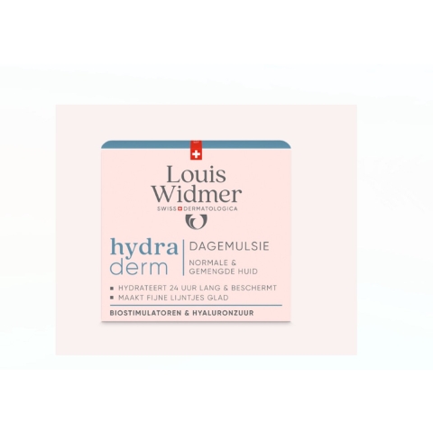 Louis Widmer Hydraderm Dagemulsie (zonder Parfum) | 50 ml