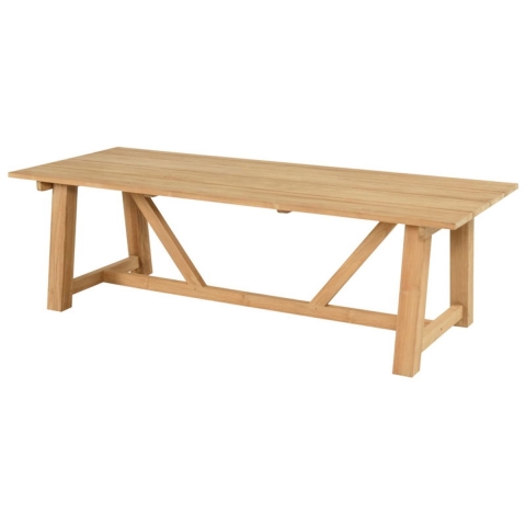 Fremont dining tafel teak 246 x 100 cm - Hartman