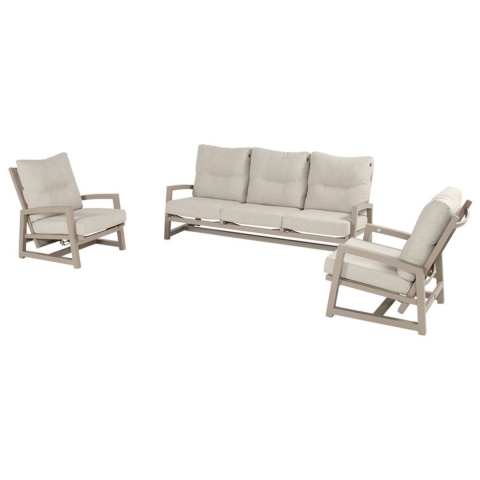 Gio lounge set taupe - Hartman