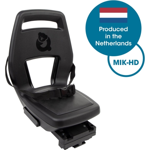 6+ Junior Seat MIK-HD compleet  - Black