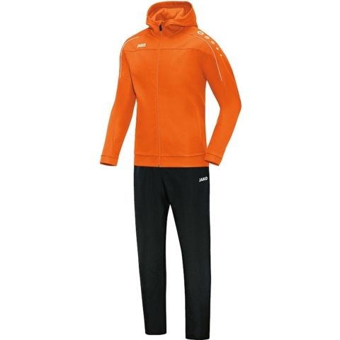 JAKO M9650K Vrijetijdspak Met Kap Classico Kids - Fluo Oranje - 128