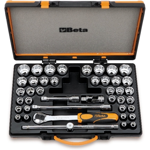 Beta Doppendoos met 37 twaalfkant dopsleutels en 5 toebehoren 920/C37 - 009200988