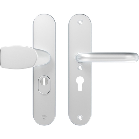 AXA 6668 Veiligheidsbeslag Oval Plus Wing-knop+kruk U-model PC55 anti-kerntrek F1 - 6668-49-91/55U