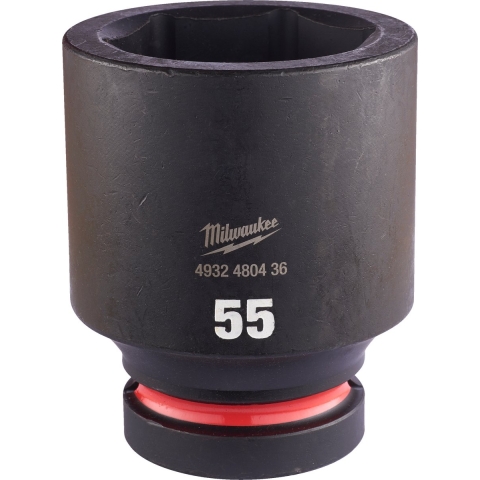 Milwaukee ShockWave™ Krachtdop 1" lang | 55 mm - 4932480436