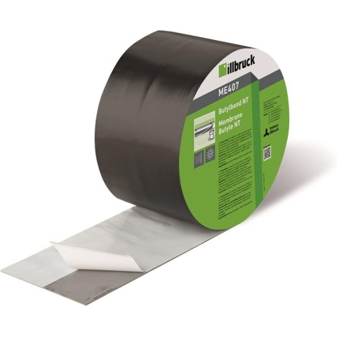 illbruck ME407 Butylband NT 200x0,8mm 20m Zwart - ME407329734