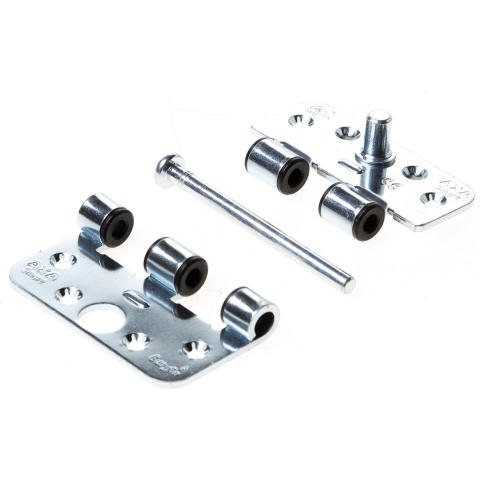 AXA Veiligheidsscharnier Smart Easyfix 89x89 rondhoek gegalvaniseerd VE=50 - 1687-09-23/7V