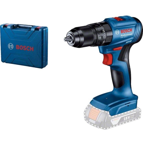 Bosch Professional GSB 185-LI Accu klop-/schroefboormachine 18V Basic Body in Koffer - 06019K3103