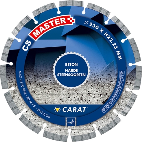 Carat CS MASTER Diamantschijf beton/hard steen 125x22,23mm - CSM1253000