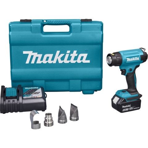 Makita DHG181RT Accu Heteluchtpistool 18V 5.0Ah in Koffer