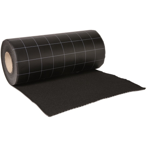 4tecx Loodvervanger 30cm x 12m zwart - 4060199135