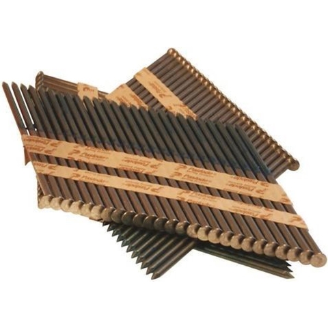 Paslode 34° Papier Gebonden Stripnagels IM90 | RVS A2 | Ring | 2.8x70mm | +1x Gas VE=1250 - 142048