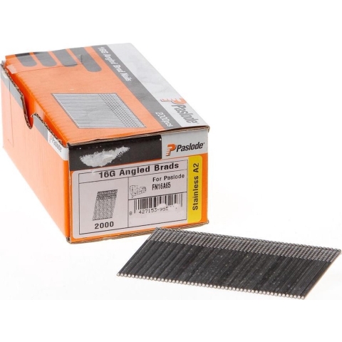 Paslode Afwerknagel schuin AF16x38mm INOX A2 VE=2000 - 395525