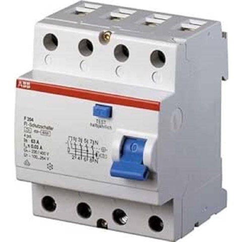 ABB 2CSF204101R4630 F204 A-63/0,5 Aardlekschakelaar A 4-polig 63 A 0.5 A 400 V