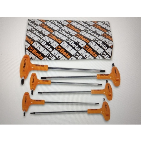 Beta 6-delig set haakse stiftsleutels met kracht handgreep (item 96T) 96T/S6 - 000960952