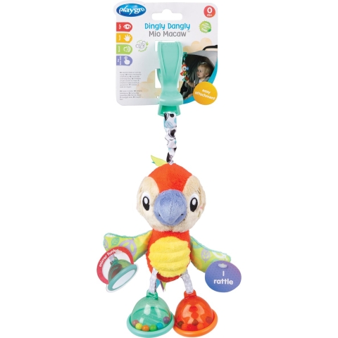 Playgro Hangspeeltje - Dingly Dangly - Mio Ara - Playgro - OneSize - Activiteitenspeelgoed