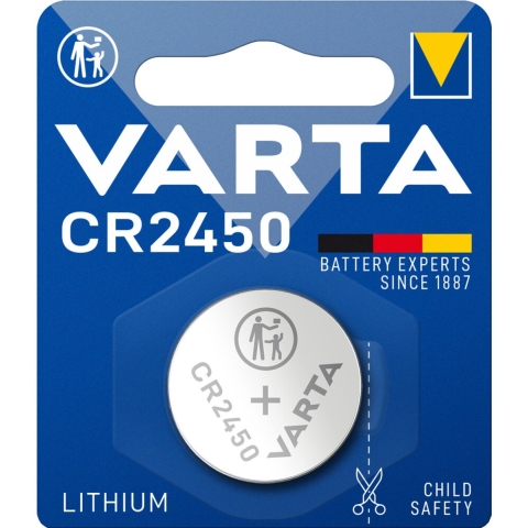 100x Varta Lithium Coin CR2450 Blister