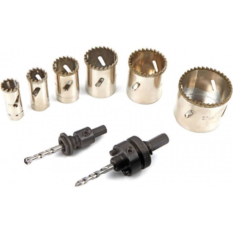 HBM 11-delige PROFI diamant gatenzaag set 19 - 57 mm