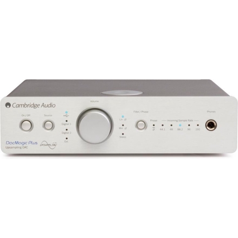 Cambridge Audio DAC Magic Plus zilver High Quality 24bit 32-192 kHz Wolfson DAC