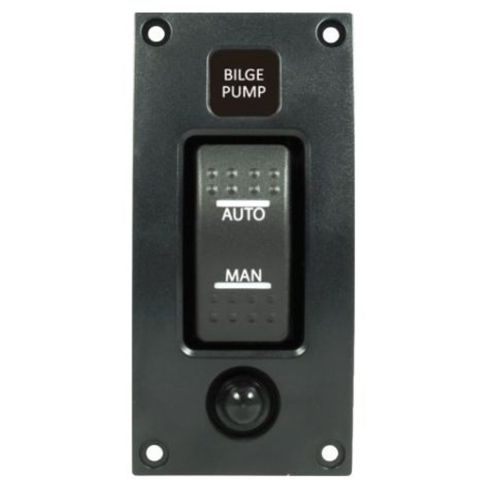 Talamex Curved add-on paneel bilgepomp schakelaar (on-off-auto)