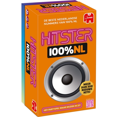Jumbo - Hitster 100% NL- Nederlandstalig Partyspel - Actiespel