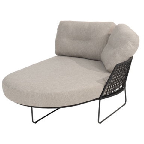Taste Rhodos chaise lounge links antraciet - 4so