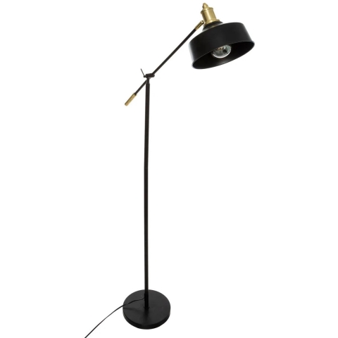 Atmosphera staande vloerlamp Apollo - metaal - zwart - H155 cm - Designlamp -