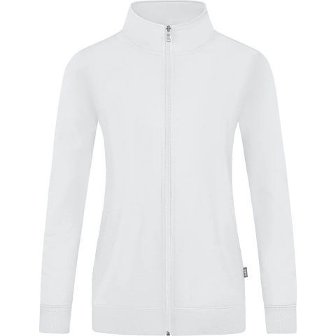 JAKO C9830D Sweaterjas Doubletex Dames - Wit - 36
