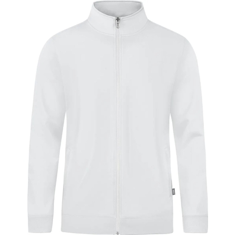 JAKO C9830 Sweaterjas Doubletex - Wit - XXL