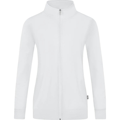 JAKO C9830D Sweaterjas Doubletex Dames - Wit - 48