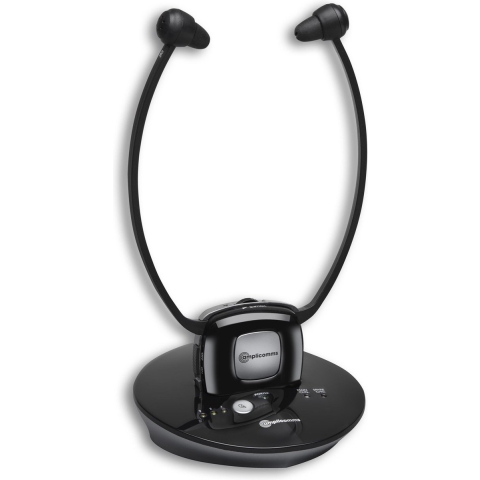 amplicomms TV2500 Stereo Versterker Hoofdtelefoon voor audio en televisie