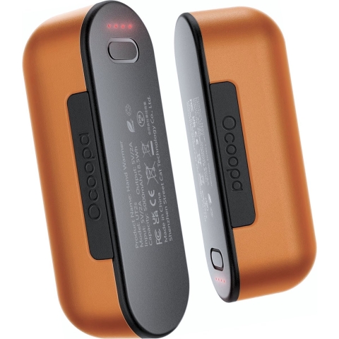 Handwarmers Oplaadbaar - Ocoopa UT2s Pocket Heater - Tot 14 Uur (2*7) Warmte - 4 Warmte niveaus (39 - 52C°) - Premium 2-delig Magnetisch Design - 2in1 Powerbank (2*5000 mAh) - Herbruikbare Handwarmers - Oplaadbare Handverwarmer - TikTok