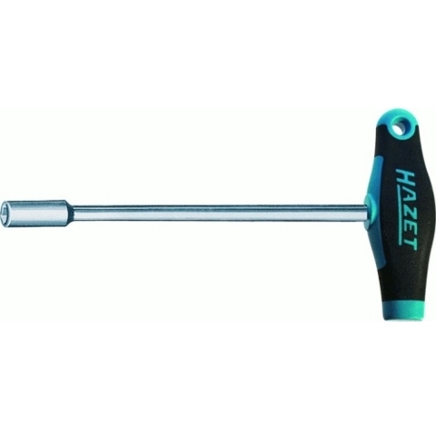 HAZET Dopsleutel · met T-greep 428-8 · Buiten-zeskant-profiel · SW 8 mm