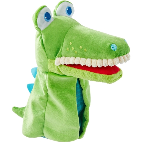 HABA Handpop - Krokodil - 26 cm - Groen - HABA - OneSize - Speelgoed