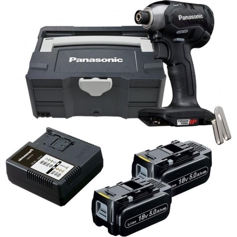 Panasonic Tools EY76A1LJ2G Accu slagschroevendraaier 170Nm 14,4/18V 5.0Ah in Systainer