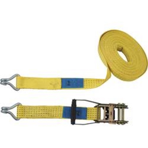 Petex 43192919 Spanband (tweedelig) Trekkracht (lc) vastbinden (enkel/direct): 2500 daN (l x b) 10 m x 50 mm Ratelinrichting EN 12195