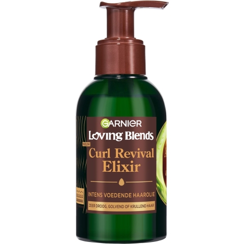 6x Garnier Loving Blends Haarolie Curl Revival Elixir Avocado Olie&Shea Boter 120 ml