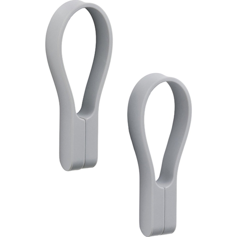 Zone Denmark Loop Magneet Haak Set Van 2 Gull Grey