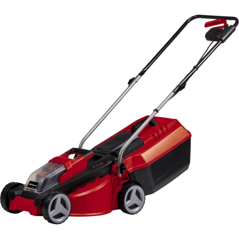 Einhell Accu Grasmaaier GE-CM 18/30 Li Kit - Power X-Change - 18 V/Li-ion - Maaibreedte: 30 cm - Aanbevolen gazonoppervlakte: tot 150 m² - 25 L opvangzak - Maaihoogte: 30-70 mm - Incl. 3.0 Ah Accu en lader